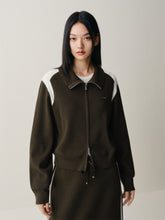Women's Sporty Contrast Knit Cardigan